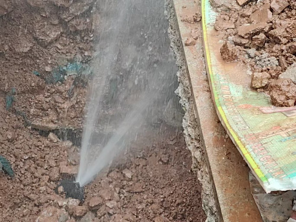 兴庆地区消防水管漏水检测定点开挖